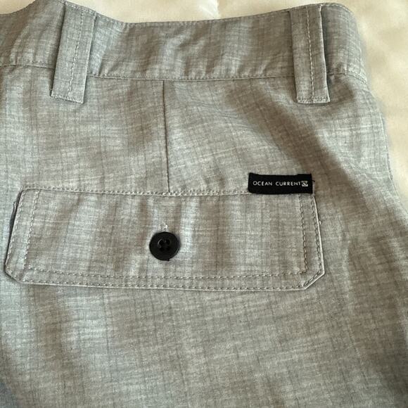 Ocean Current Men's Cargo Board Hybrid Shorts Lightweight /Stretch Blue Size 30 - Picture 4 of 9
